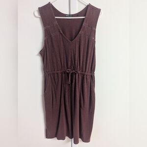 Prana Burgundy Sleeveless Dress Medium